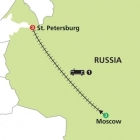 La tratta ferroviaria Mosca - San Pietroburgo - In Russia con Max