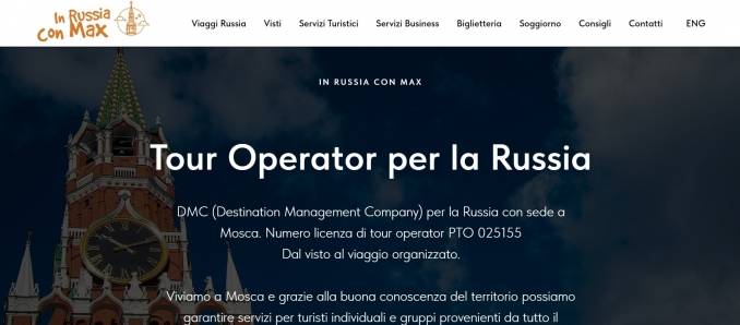 Nostro nuovo sito web... ci siamo rifatti il look :) - In Russia con Max