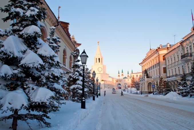 Winter fairy tale of Kazan - In Russia con Max