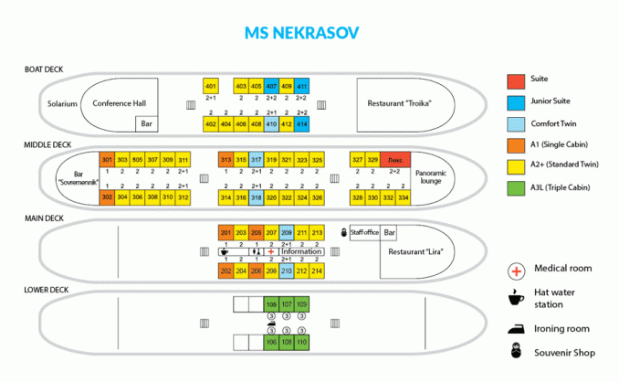 VESSEL “N. A. NEKRASOV” - Incoming Russia Tour Operator 